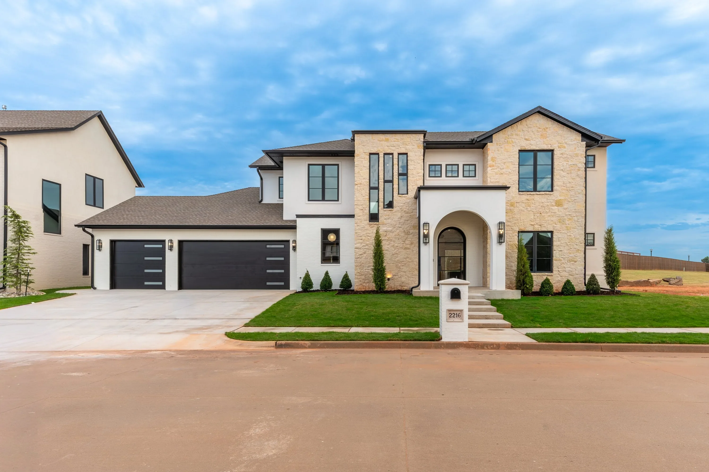 Front exterior of 2216 Stone Mill Ct in daylight